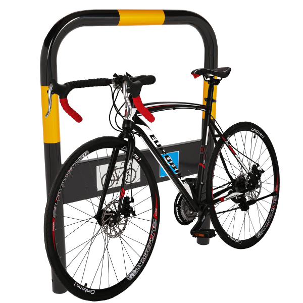 Black & Yellow Steel Bike Stand- Commercial Or Private Use