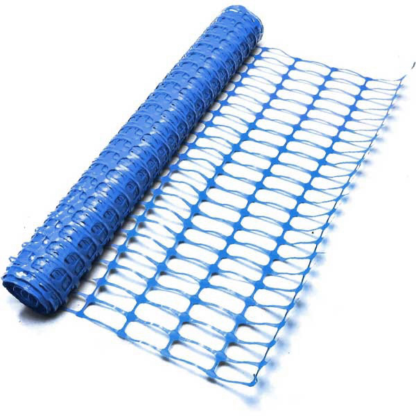 Blue Reusable Plastic Strong Mesh Safety Barrier Fence