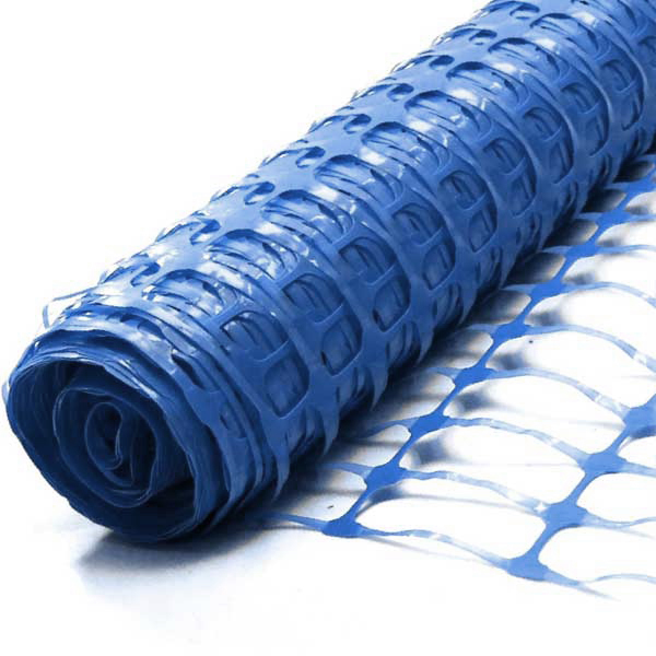 Blue Reusable Plastic Strong Mesh Safety Barrier Fence