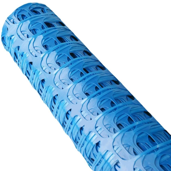 Blue Reusable Plastic Strong Mesh Safety Barrier Fence