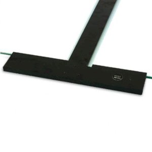 350mm Wide T-Square Black Glass Cutting Guides