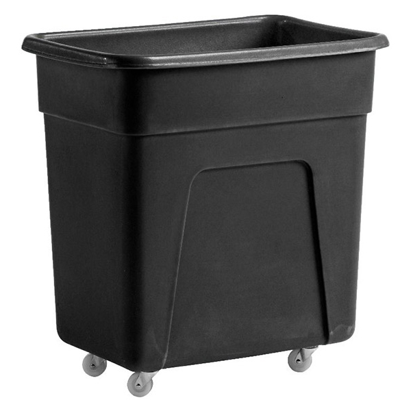 Heavy-Duty Black Bottle Trolley- 185 Liter