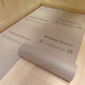 Breather-Poly Flame Retardant Protecting Floors From Dirt Dust and Spillages