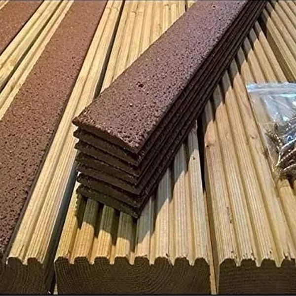 GRP Decking Strips Brown 50mm Width Anti Slip Heavy Duty