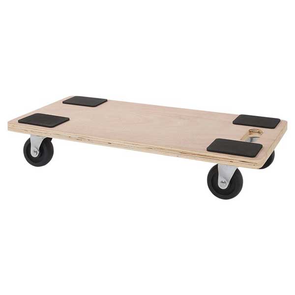 Brown Wooden Dolly with 200kg Capacity