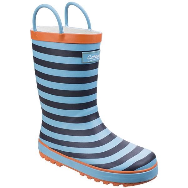 Cotswold Captain Stripy Wellington Boots