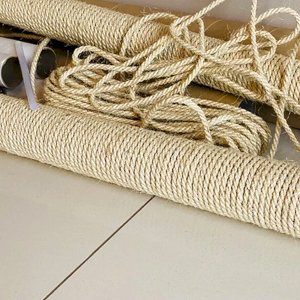 Durable Cat Scratching Post Natural Sisal Rope for Crafts 