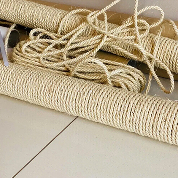 Durable Cat Scratching Post Natural Sisal Rope for Crafts 