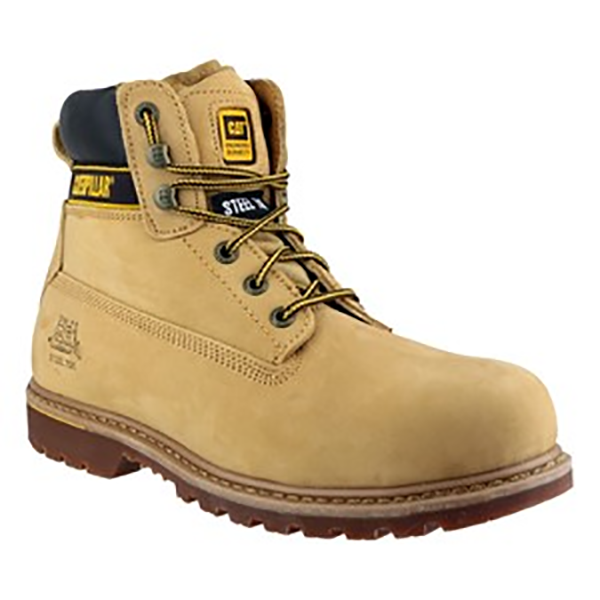 Goodyear Welted Safety Cat S3 Holton Toe Protection Shoes (Honey)