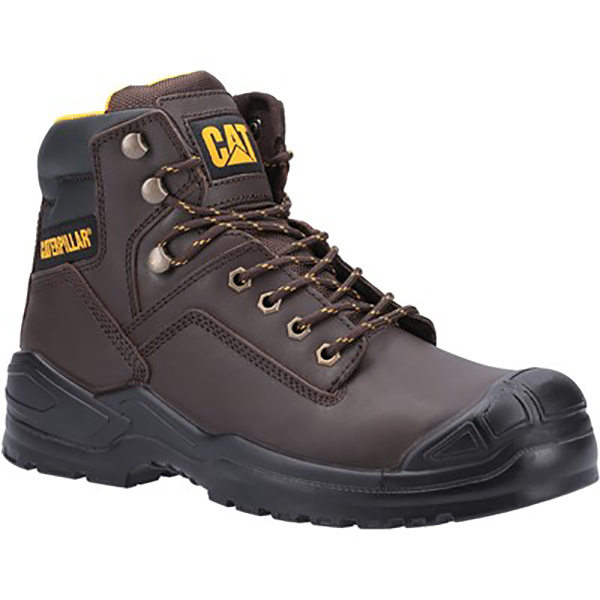 Cat Striver S3 Water Resistant Safety Boot With Bump Cap