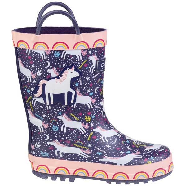 Children's Sprinkle Playful Pull-On Welly