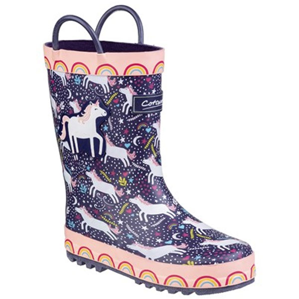 Children's Sprinkle Playful Pull-On Welly