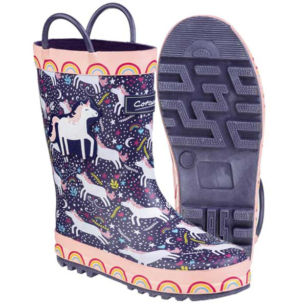 Children's Sprinkle Playful Pull-On Welly