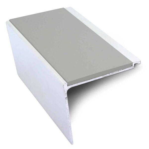 Commercial Stair Nosing 60mm x 55mm Non Slip PVC Insert Stair Nosing Edge Protection