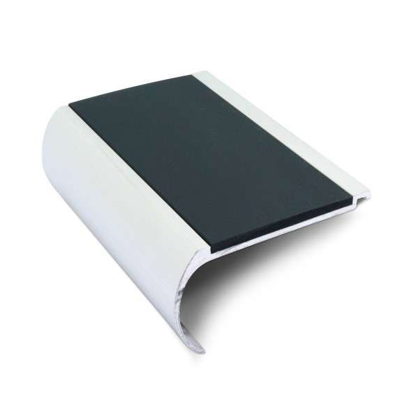 Commercial Bullnose Stair Nosing 70mm x 40mm With Non Slip PVC Insert
