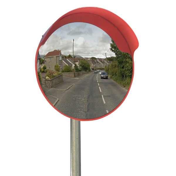 Convex Road Mirror  180 Degree Curved Wide Angle Traffic Mirror for Shop Garage