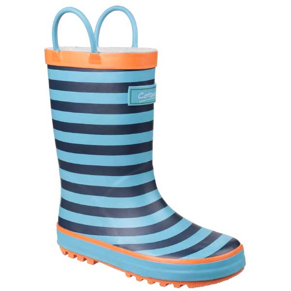 Cotswold Captain Stripy Wellington Boots