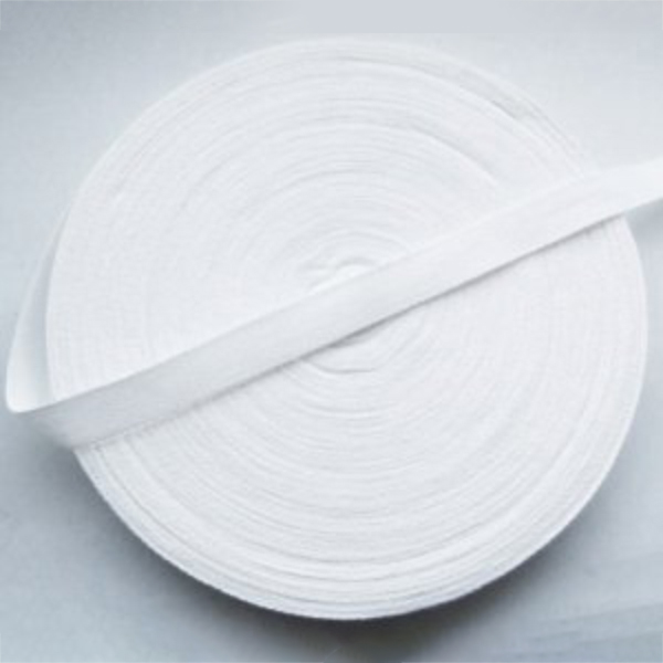Cotton Tie Tape Pure White Bleached