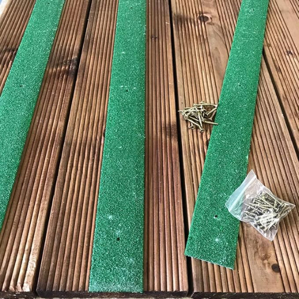 Non Slip Decking GRP Strips Tread Grip Stop Slipping