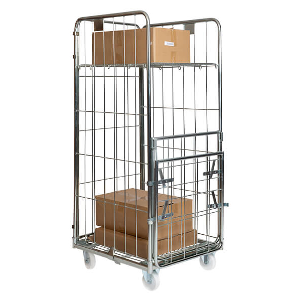 Demountable Roll Container on Wheels- 4 Sided Modular Cage