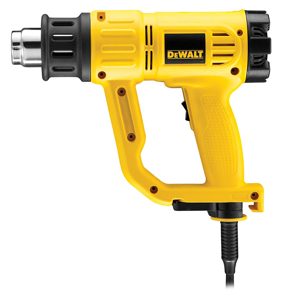 Dewalt Heat Gun With Dual Air Flow & Fishtail Surface Nozzle (240V)