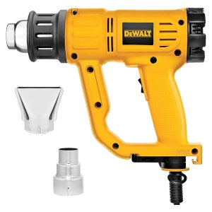 Dewalt Heat Gun With Dual Air Flow & Fishtail Surface Nozzle (240V)