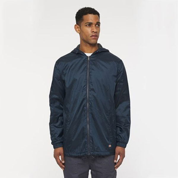 Dickies Mens Fleece Lined Nylon Hooded Jacket