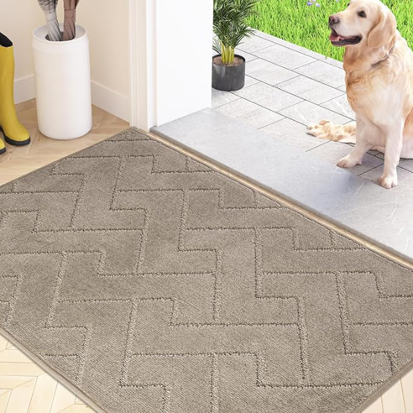 Dirt Trapper Doormat Non-Slip Machine Washable Entrance Rug