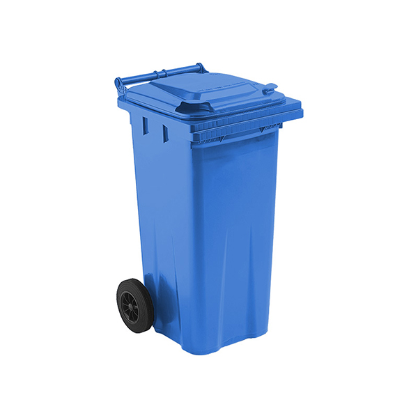 140 Liter High Density Polyethylene 2 Wheeled Waste Storage Bins