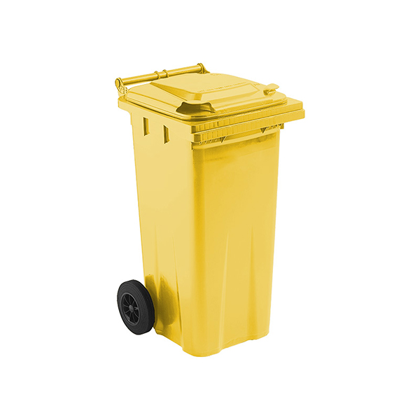 140 Liter High Density Polyethylene 2 Wheeled Waste Storage Bins