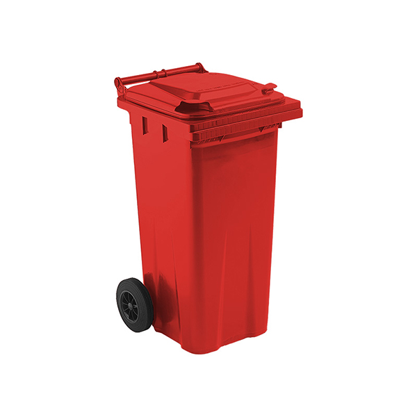 140 Liter High Density Polyethylene 2 Wheeled Waste Storage Bins