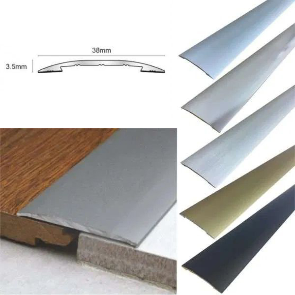 Door Bar Threshold Trim Self Adhesive Wood Vinyl Tile Floor Euro Cover Strip