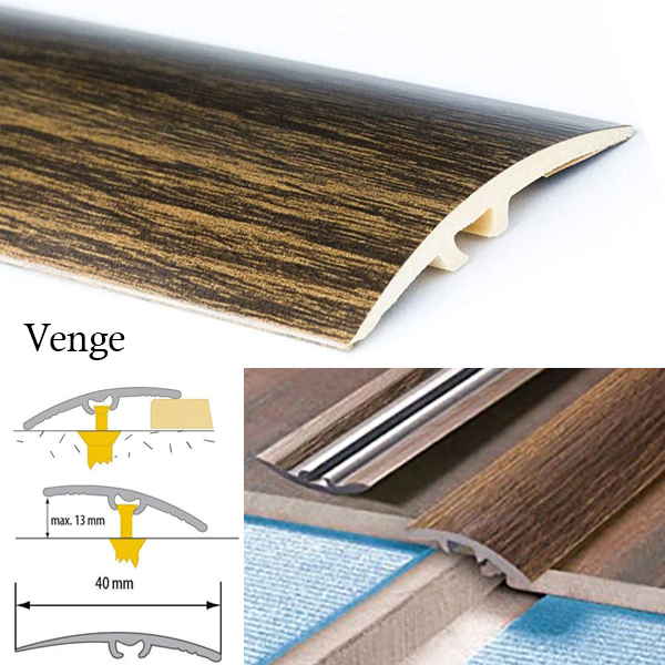 Door Edging Floor Trim Threshold Self-Adhesive Wood Effect