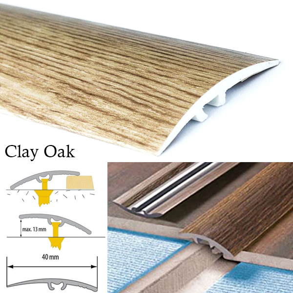 Door Edging Floor Trim Threshold Self-Adhesive Wood Effect