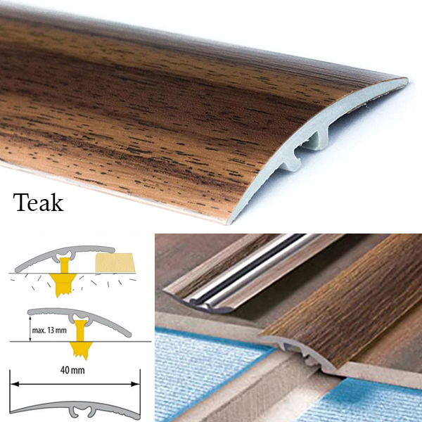 Door Edging Floor Trim Threshold Self-Adhesive Wood Effect