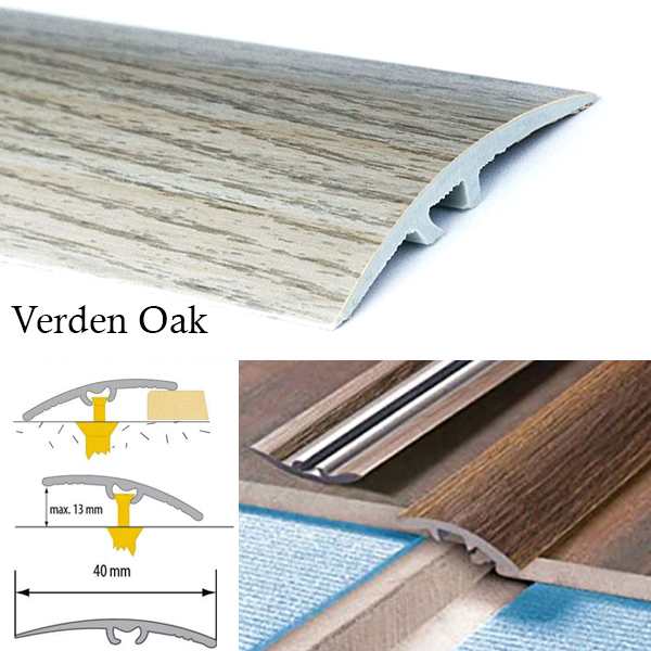 Door Edging Floor Trim Threshold Self-Adhesive Wood Effect