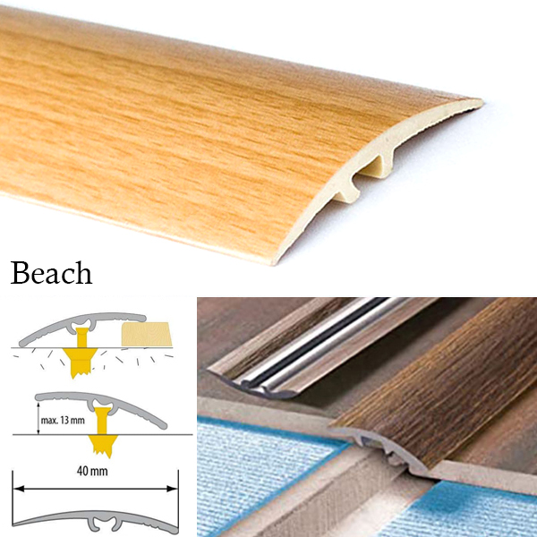 Door Edging Floor Trim Threshold Self-Adhesive Wood Effect