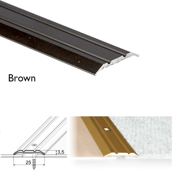 Door Floor Threshold For Connecting wooden Laminate Carpet Vinyl or tiled floors Aluminum