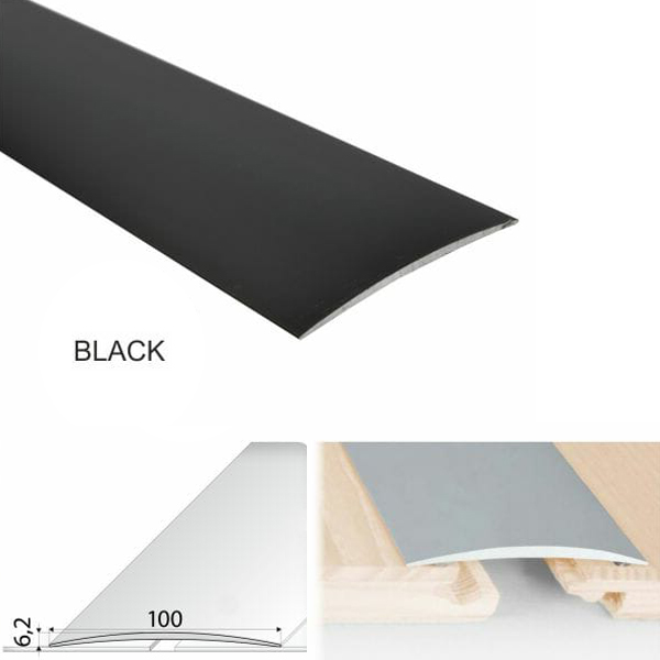 Door Threshold Floor Trim for wooden, laminate, vinyl, Tiled Floors Self Adhesive Aluminium