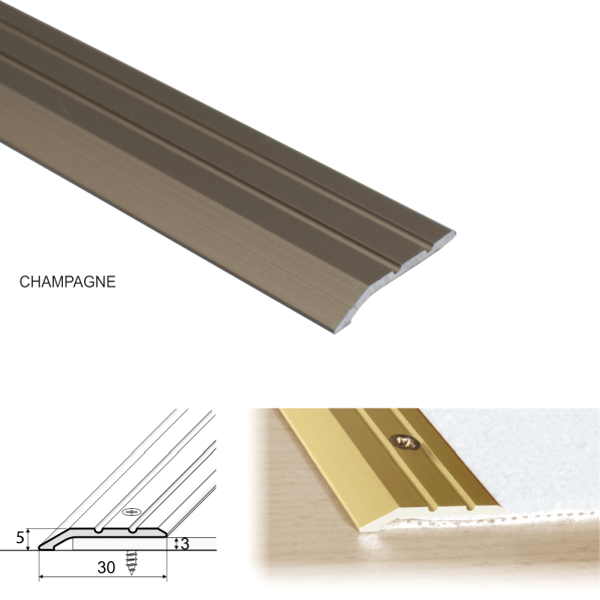 Door Threshold For Connecting Wooden And laminate Aluminum