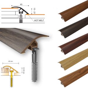 Door Threshold Ramp UPVC Wood Effect