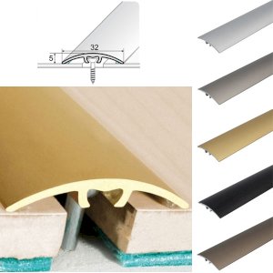 Door Thresholds for Wood, Laminate, Carpet & Tiled Flooring Aluminium