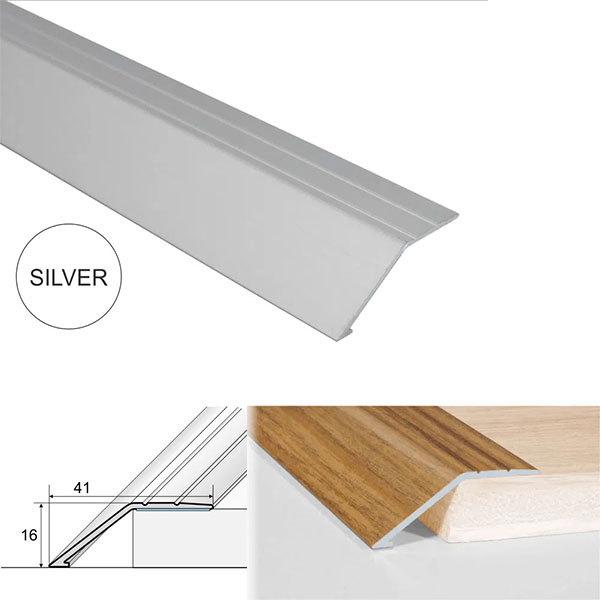 Door Thresholds Ramp Non Slip Connecting wooden, Laminate, Carpet, Vinyl, tiled floors Aluminium