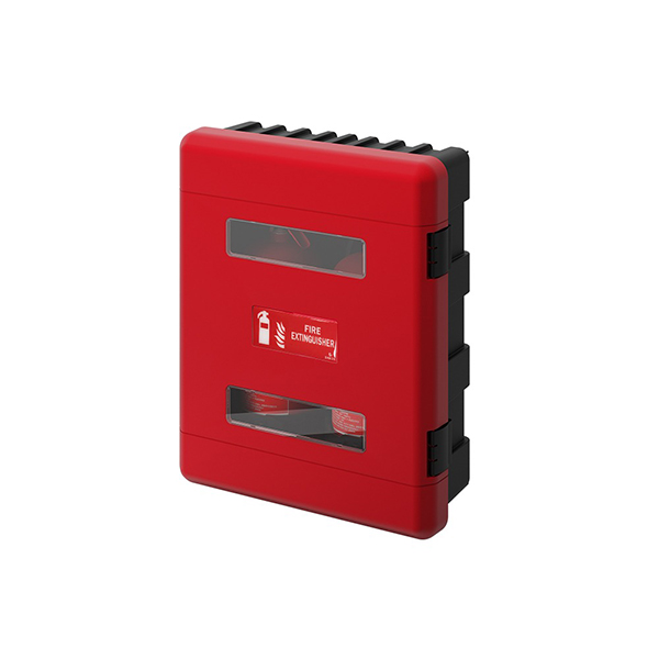 Double Fire Extinguisher Plastic Cabinet- Fits All Models