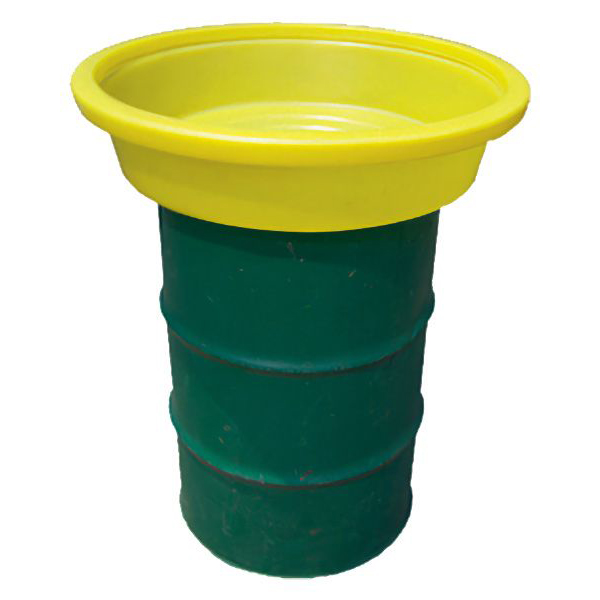 Yellow Polyethylene Drum Funnel