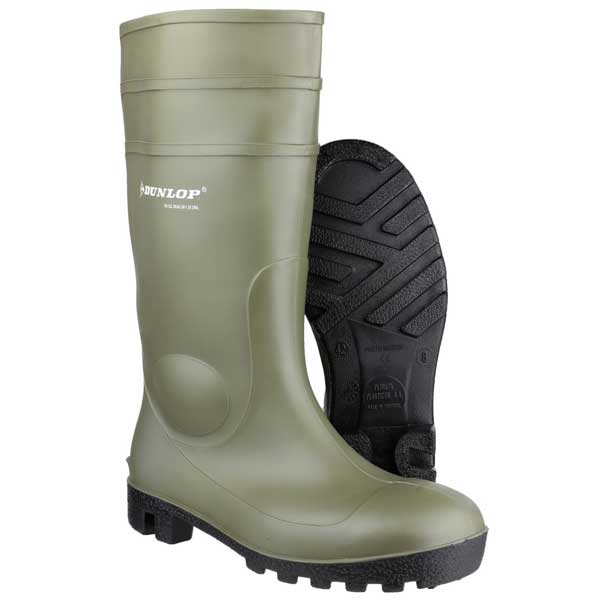 Du Protom Fs 142VP Green Slip Resistant Wellingtons