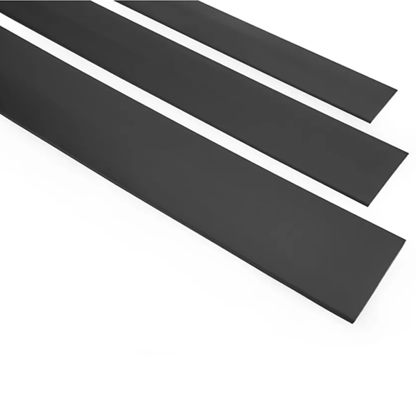 Durable 2.48m PVC Anthracite Flat Bar Trim Architrave Cover