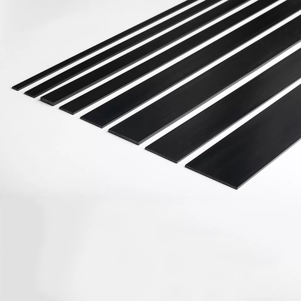 Durable Black 1m PVC Flat Bar Trim Architrave Cover