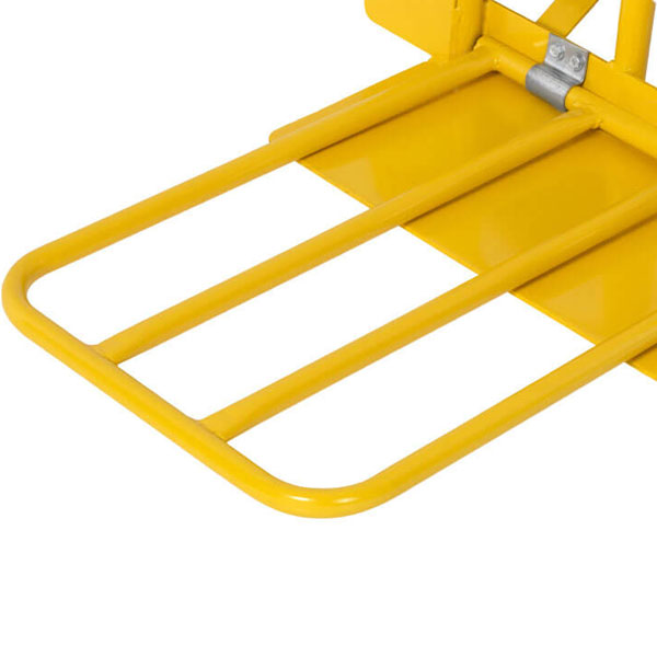 Durable Foldable Yellow Delivery Trolley