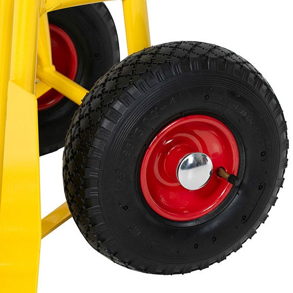 Durable Foldable Yellow Delivery Trolley